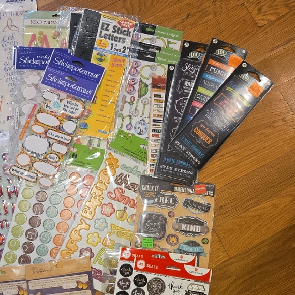 Assorted Scrapbooking Sticker Set - Picture 2 of 6